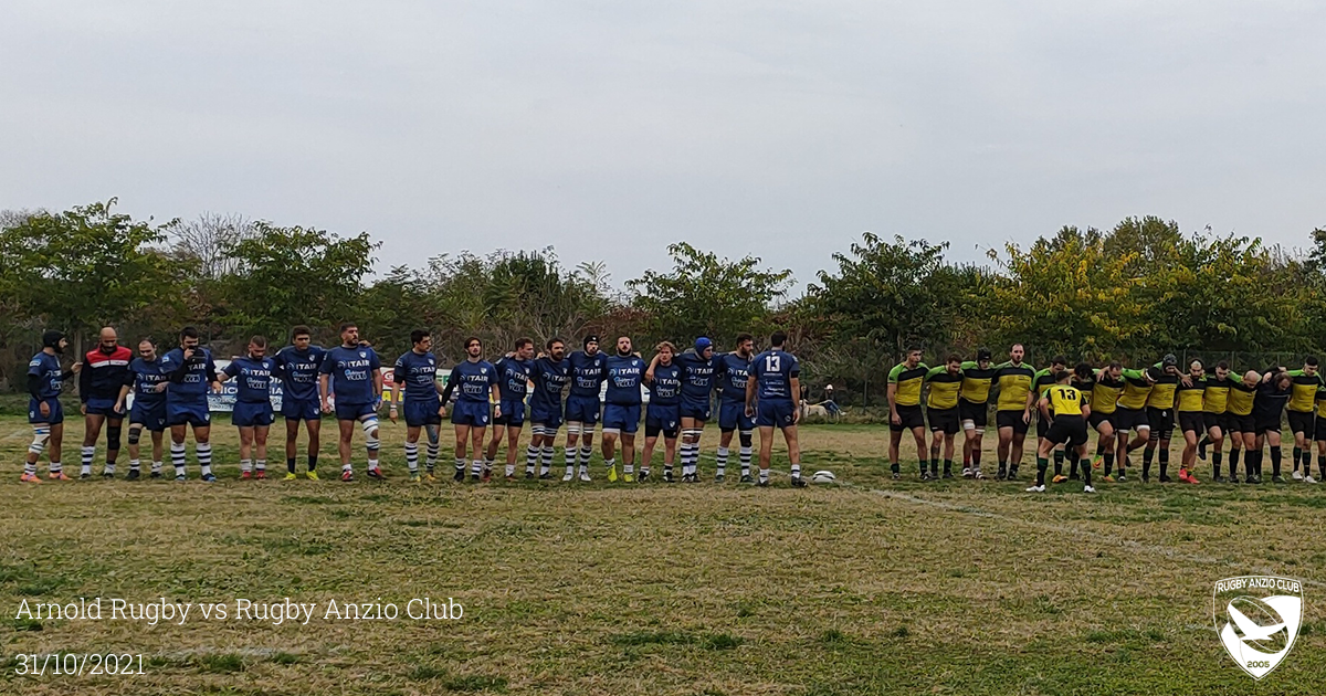 Arnold Rugby vs Rugby Anzio Club